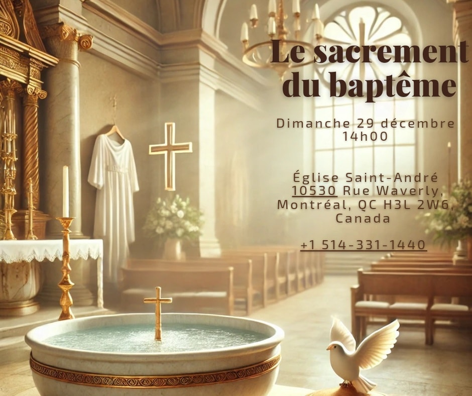 Paroisse - Nous vous invitons à la célébration du Sacrement du Baptême ...