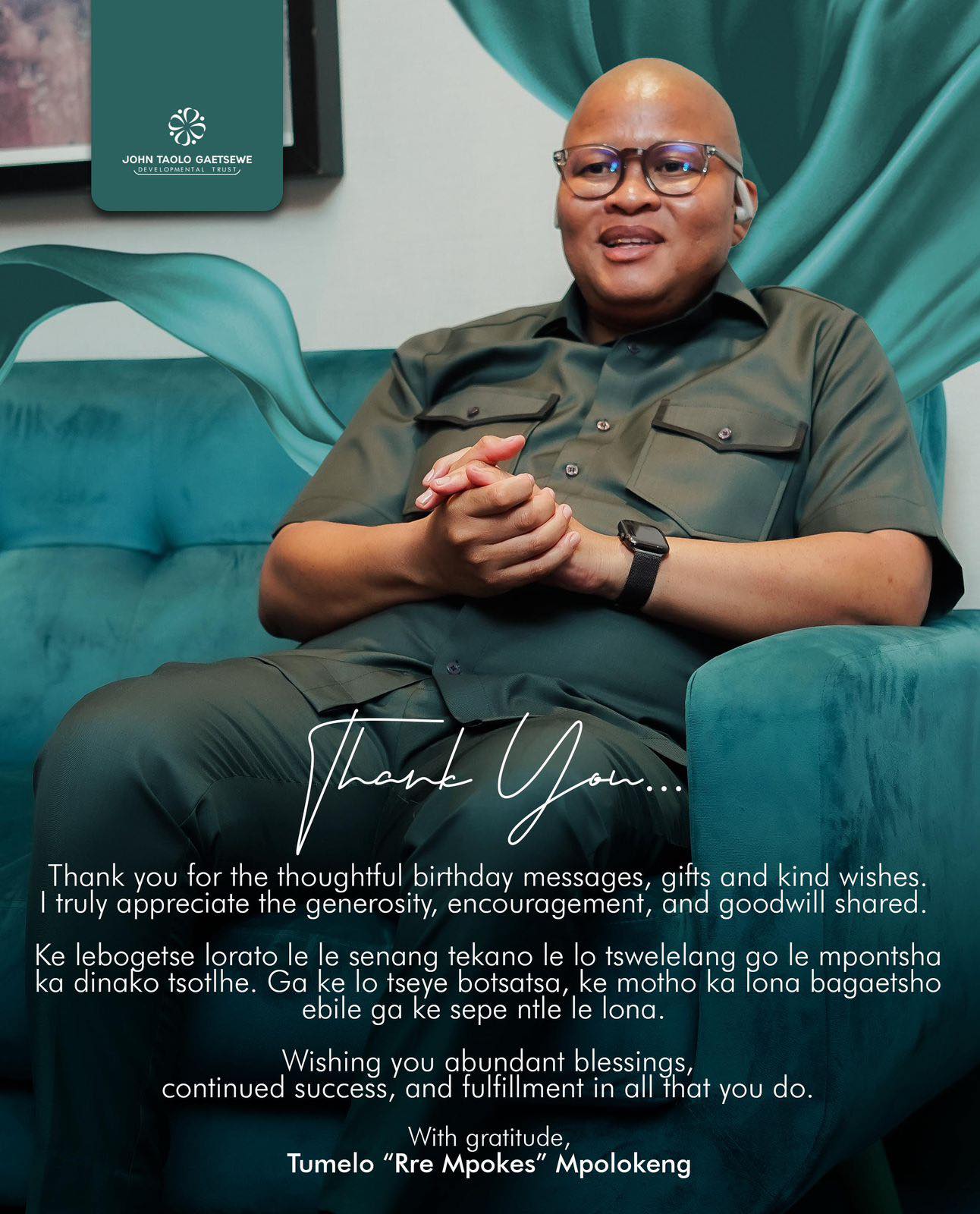 John Taolo... - John Taolo Gaetsewe Developmental Trust