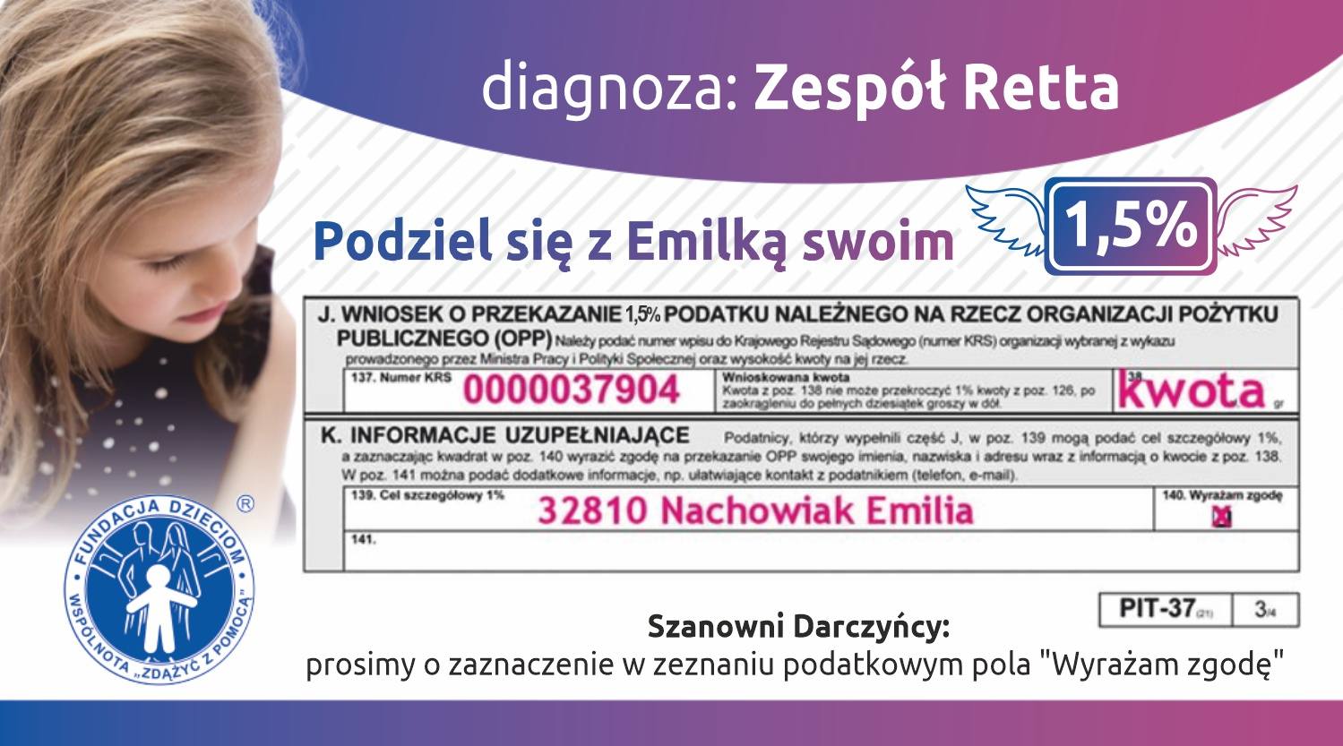 Emilia Nachowiak - Zespół Retta