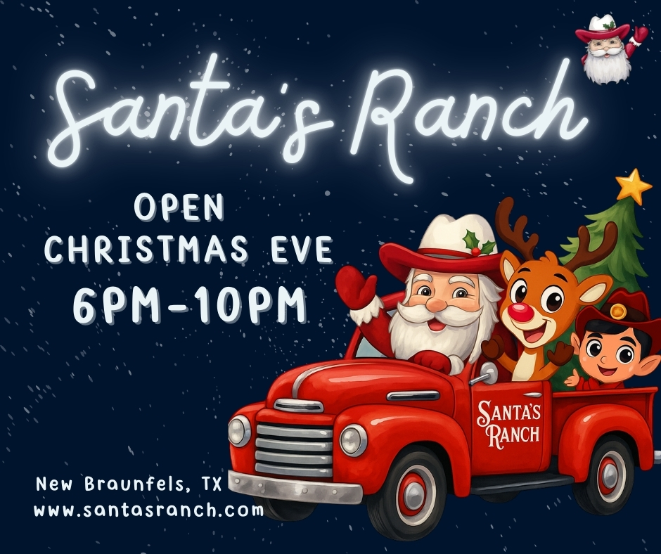 Santa's Ranch-Drive thru Christmas Light Park | New Braunfels TX