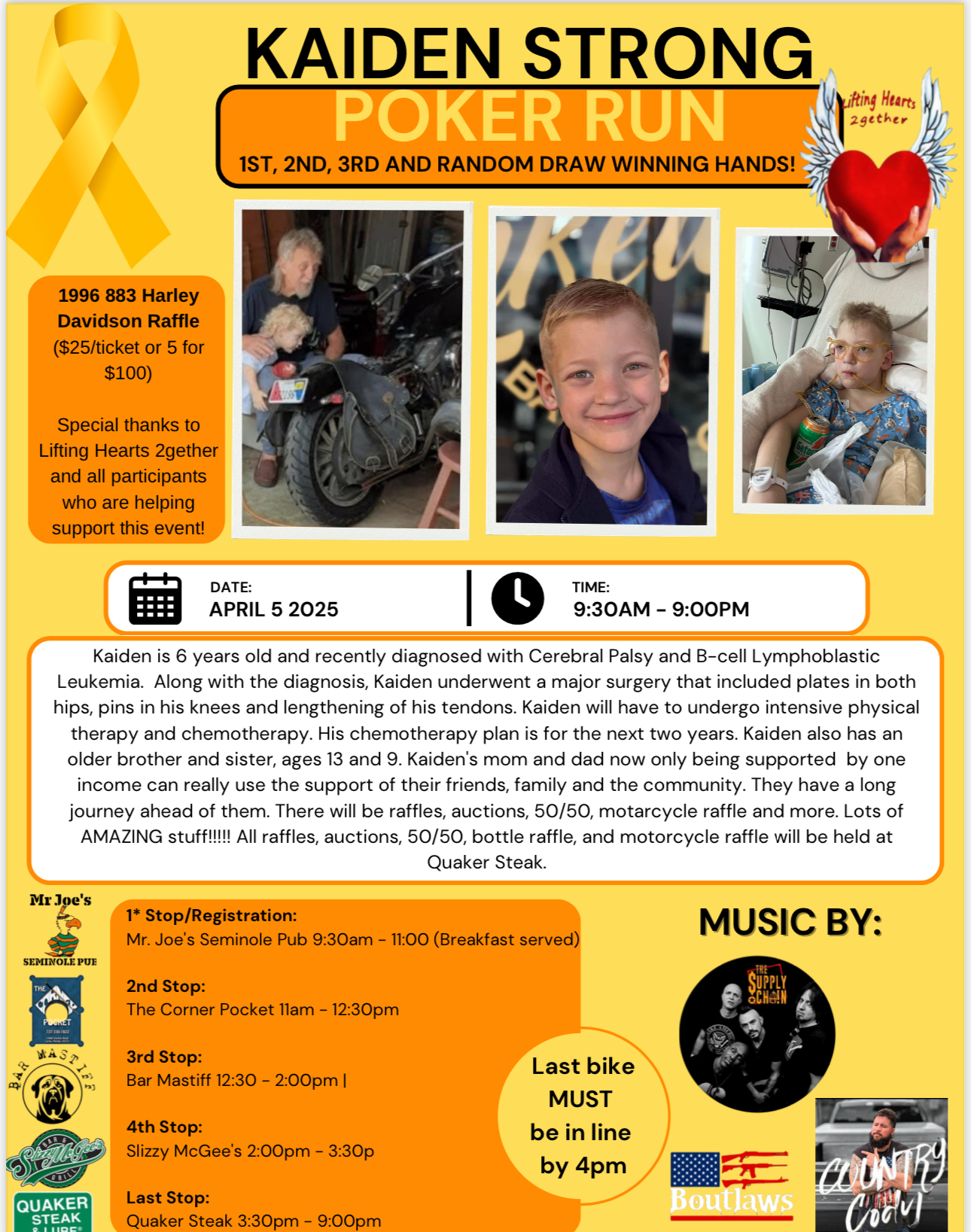 Kaiden Strong Poker Run