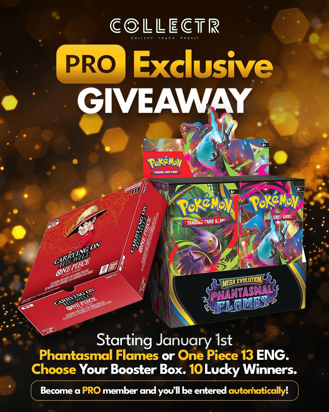 booster box giveaway Mega Dream ex High Class Japanese and Golden Ticket  MysteryPokeSlabs Comment "30th" below for an