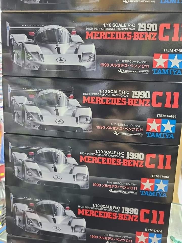 🤩SALE🎊🏎Tamiya 1990 Mercedes Benz C11 1/10 47484🏎 #Tamiya
