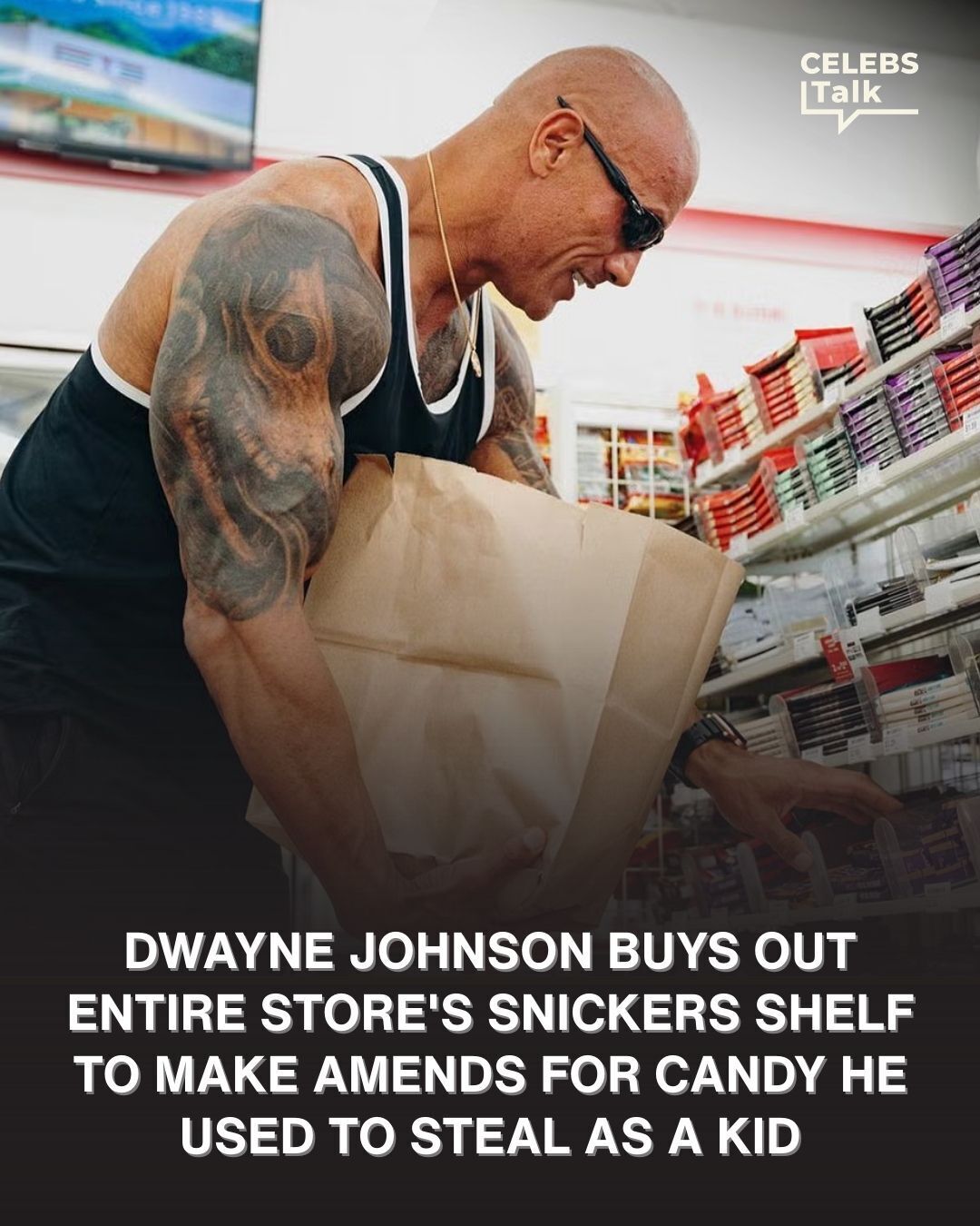 Celebs - Dwayne Johnson walked back into the 7-Eleven where he used to ...