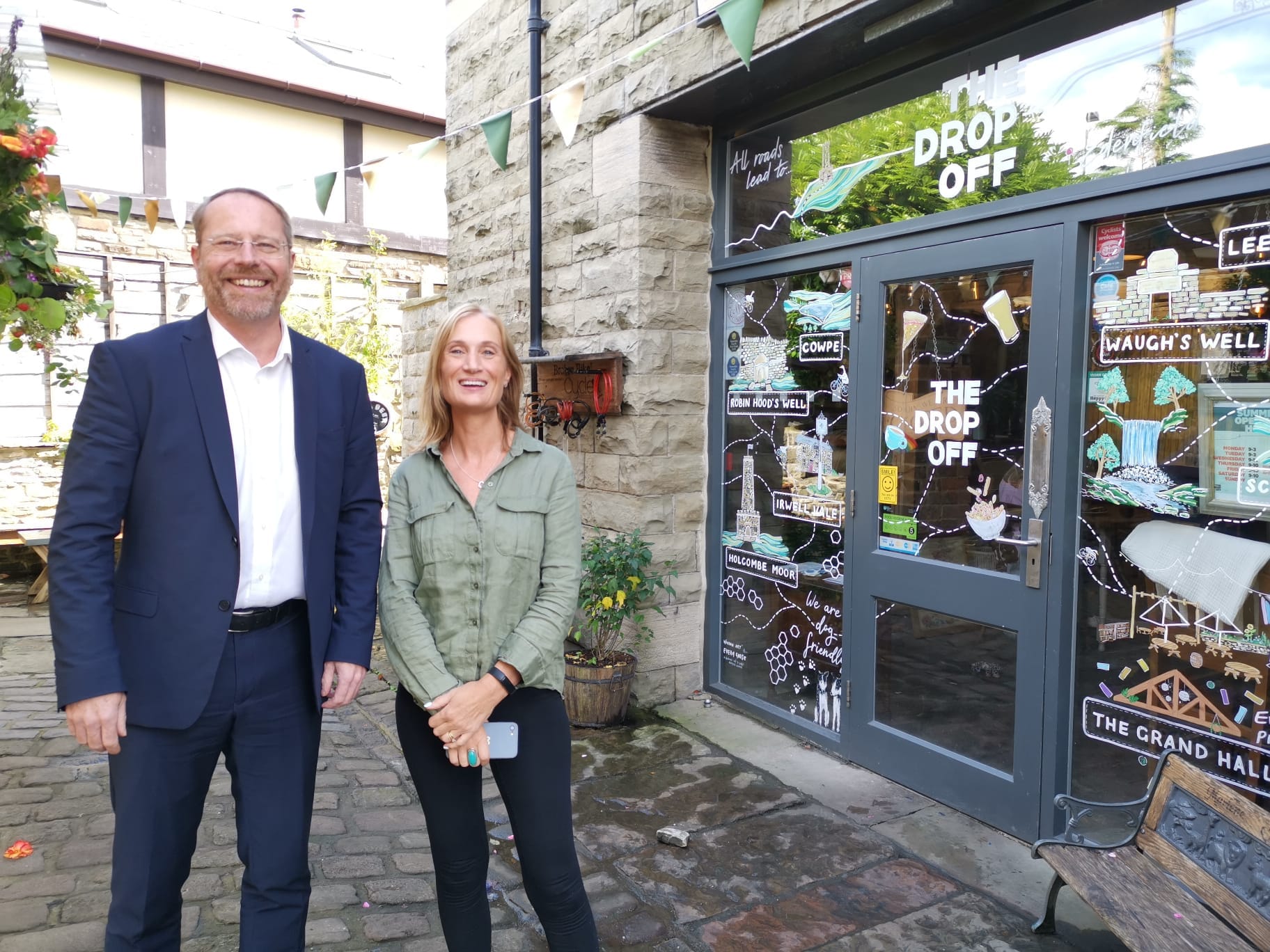 Andy MacNae MP - It’s always great to visit The Drop Off...