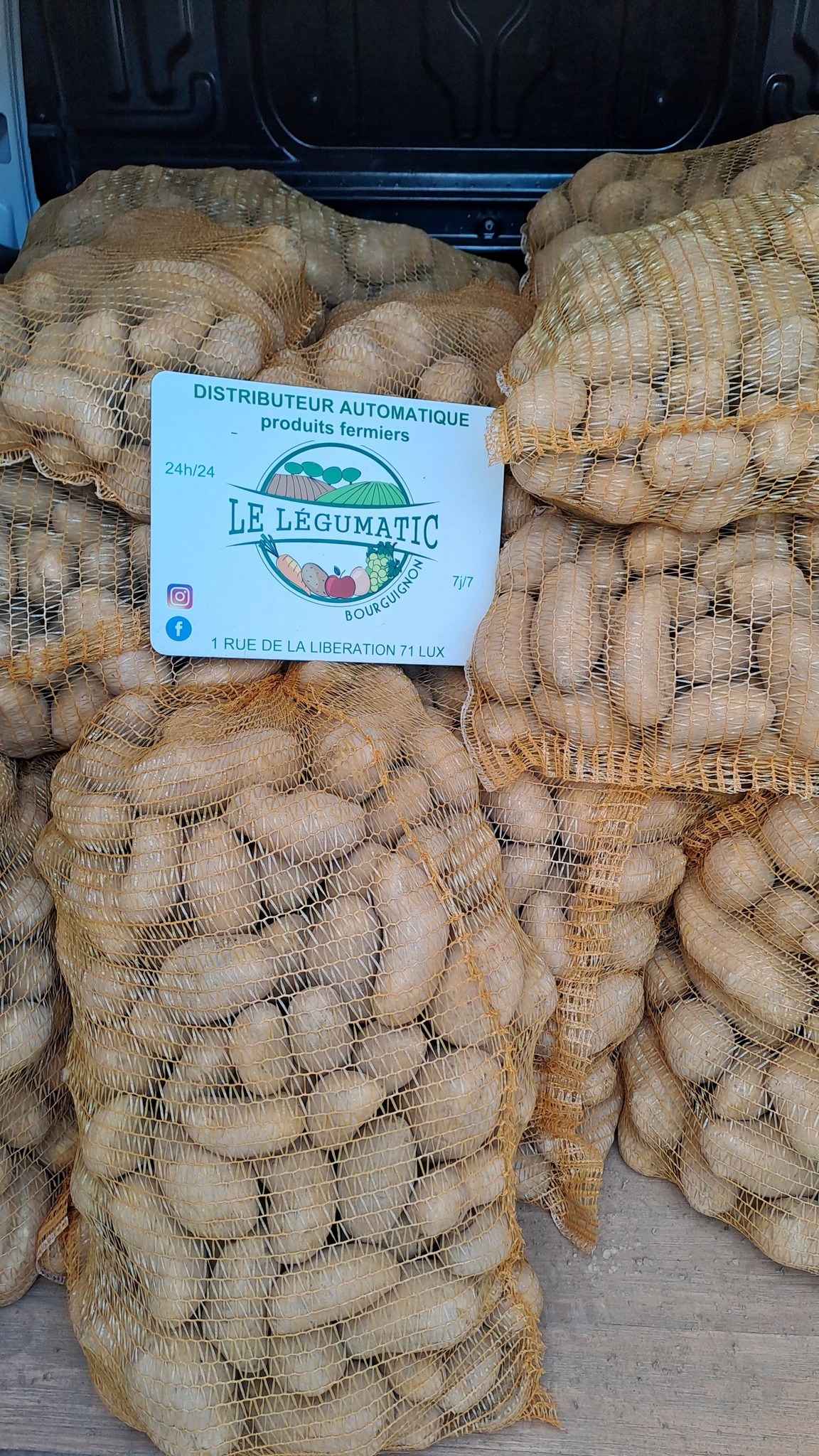 vente de pommes de terre à lux