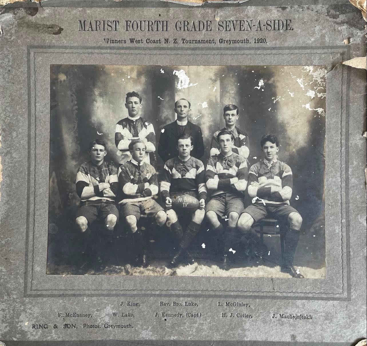 A special thank you to Brian... - West Coast Rugby Museum