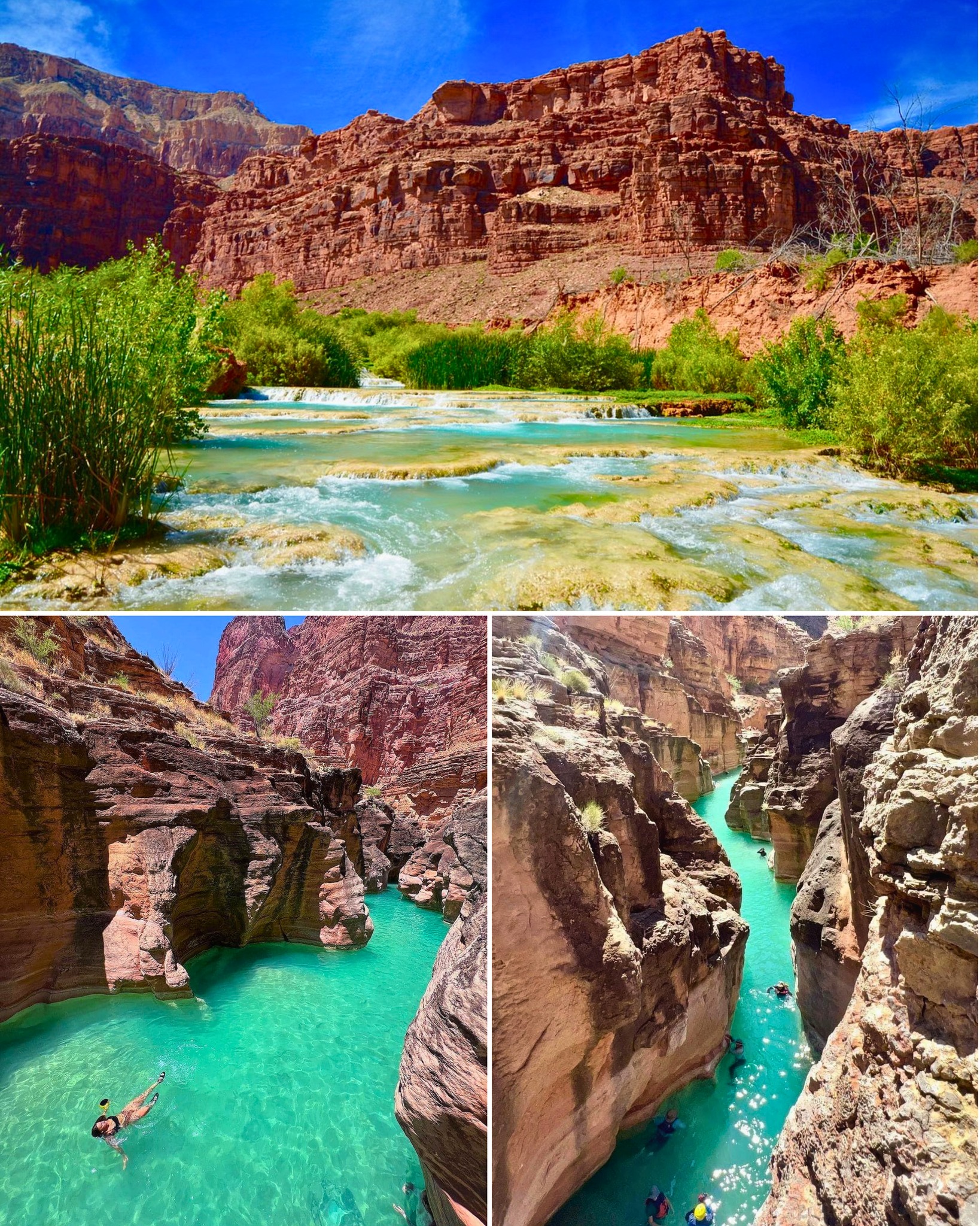 West Clear Creek is a gorgeous walled-in stream within Verde
