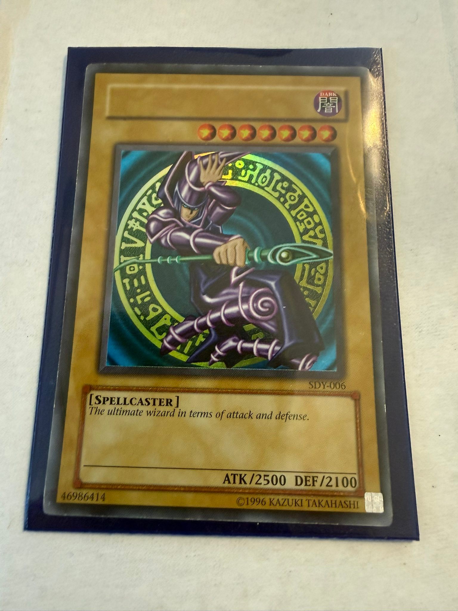 Yu-Gi-Oh! Duel Monsters Black Magician English version SDY-006