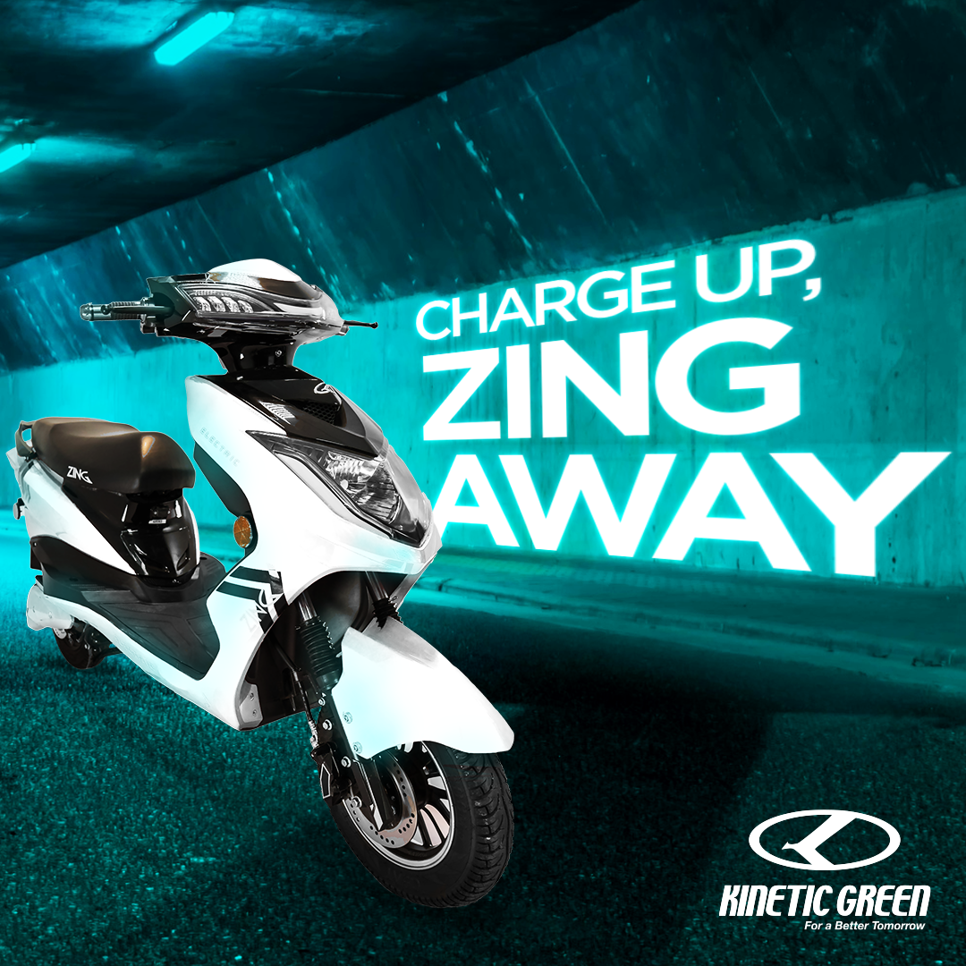 IndiasElectricScooter Kinetic Zing is here. Specs will be shared