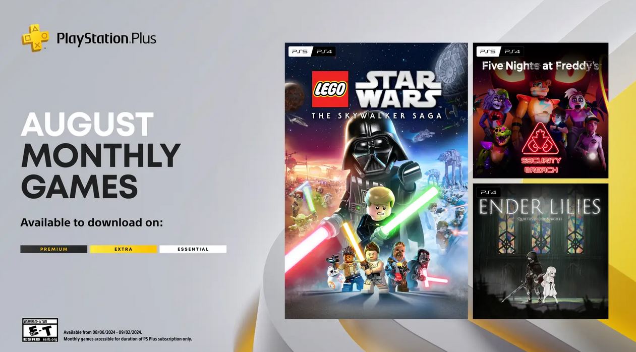 The PlayStation Plus Monthly Games for August are: 🌌 LEGO Star