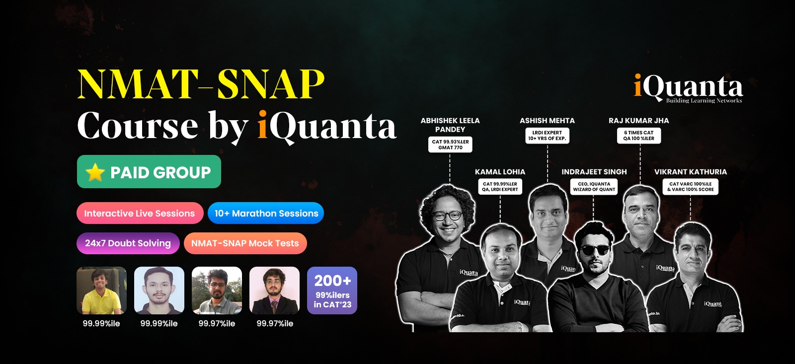 NMAT and SNAP Course by iQuanta 2024-25 | Facebook