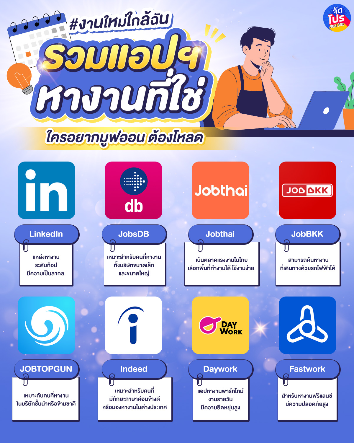 จัดโปร - 🔍 ปีใหม่ ใครอยากมูฟออน (จากงานเดิม) เซฟเลย! มัดรวมแอปหางาน 📚 ...