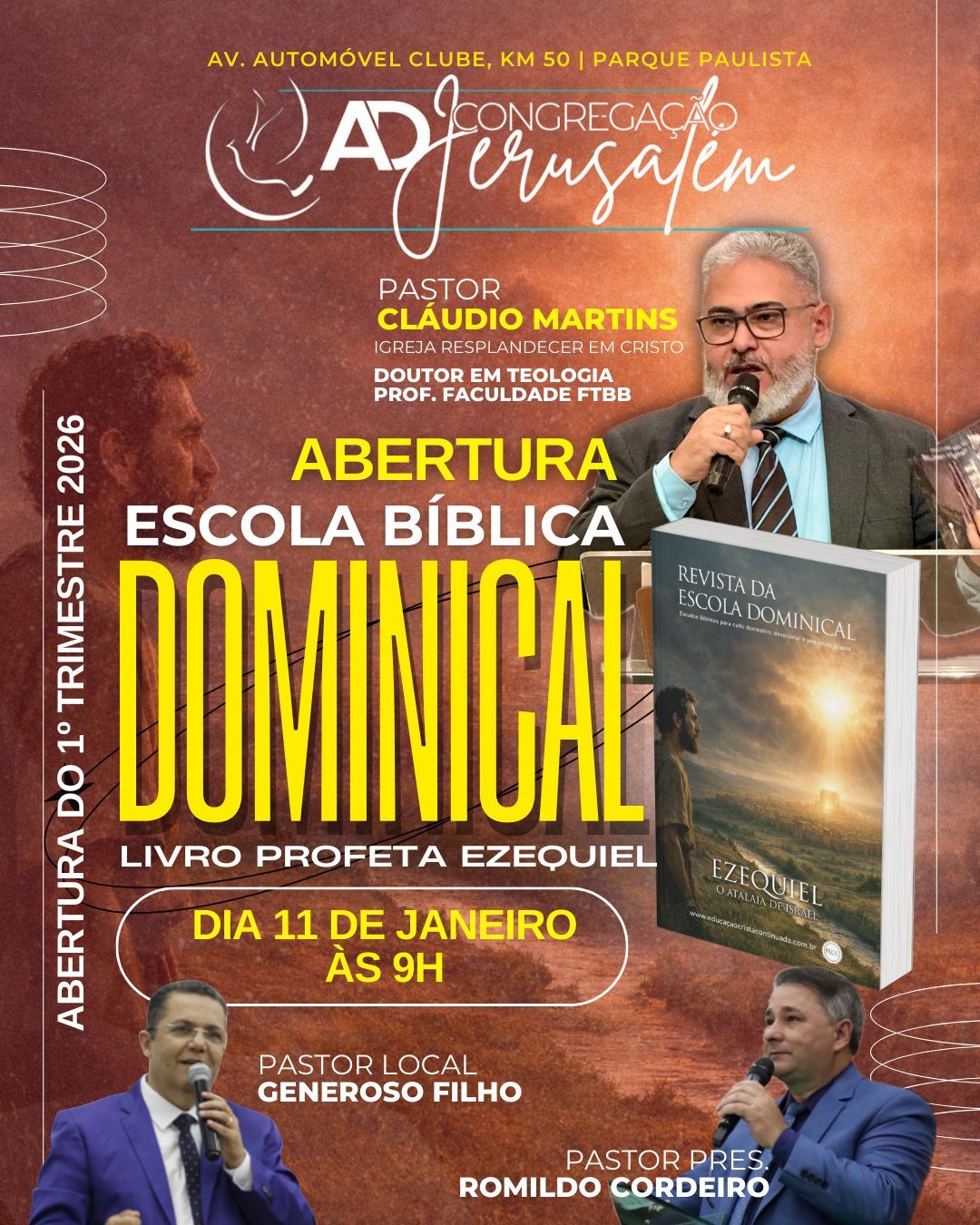 AD - 🎉 CONVITE SUPER ESPECIAL – ABERTURA DA ESCOLA BÍBLICA DOMINICAL ...