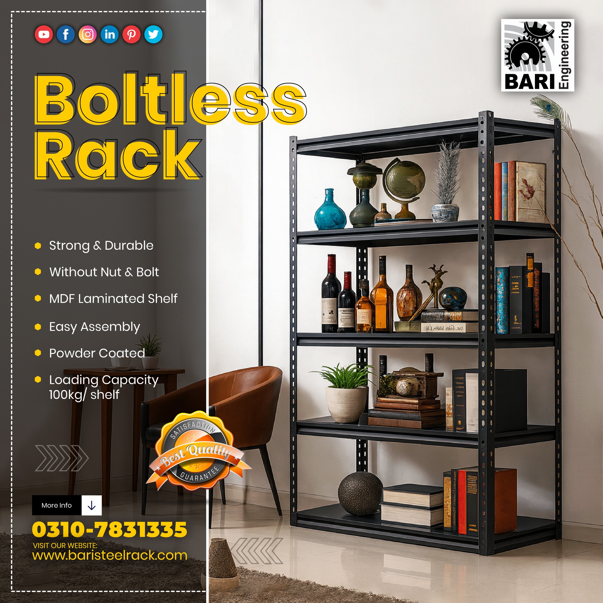Racks in Pakistan