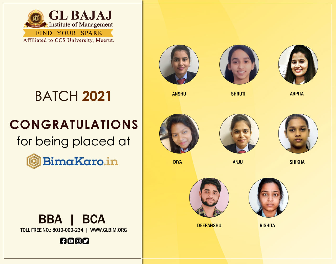 Congratulations to our... - GL Bajaj Institute of Management | Facebook