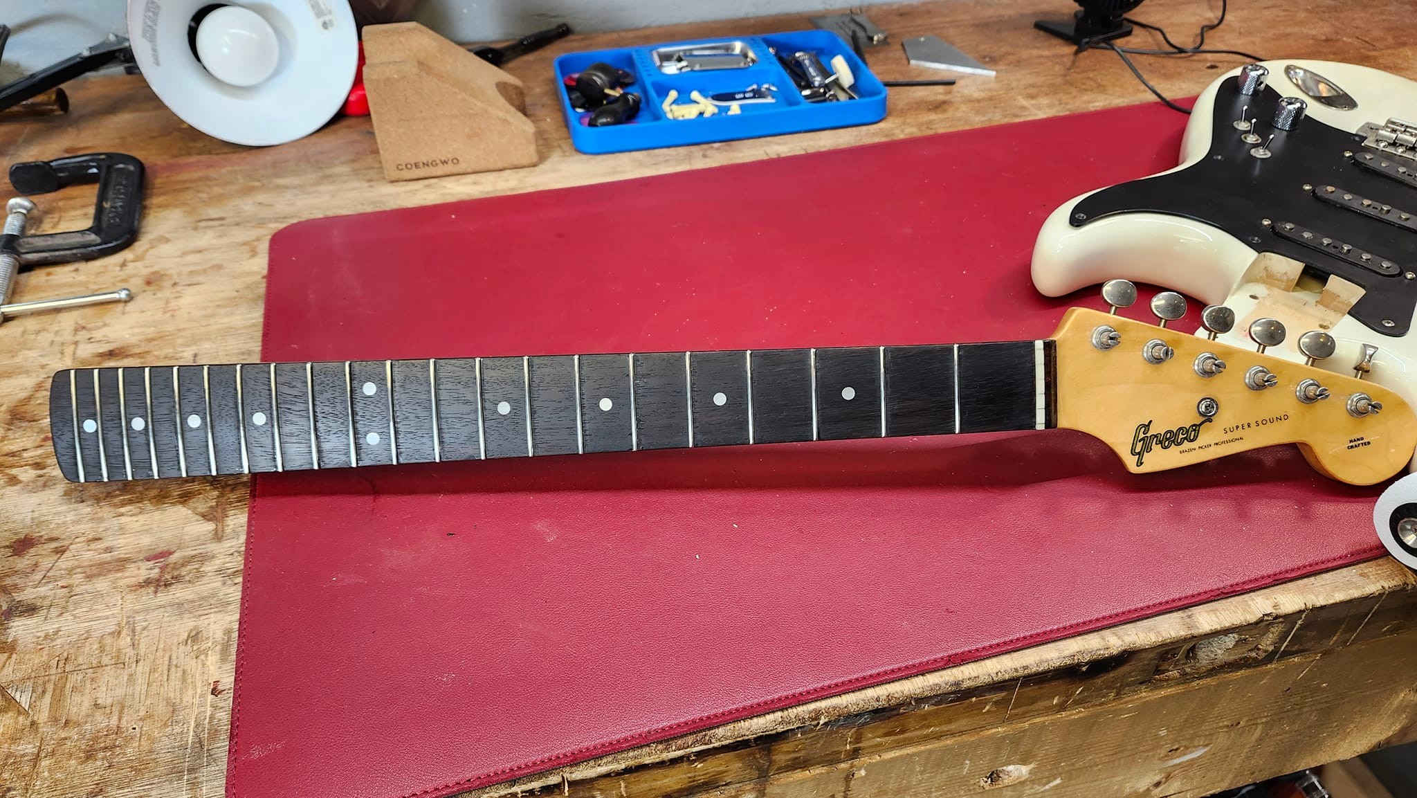 Upgraded Greco SE600J Jeff Beck model guitar