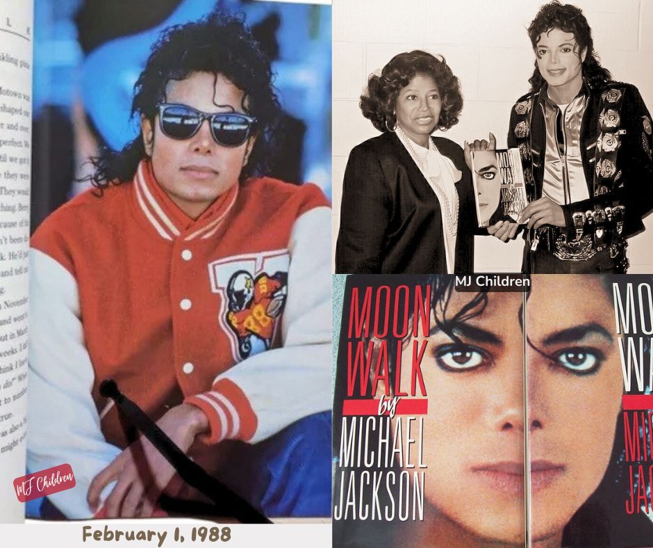 Michael Jackson's autobiography Moonwalk reaches #1 on New York