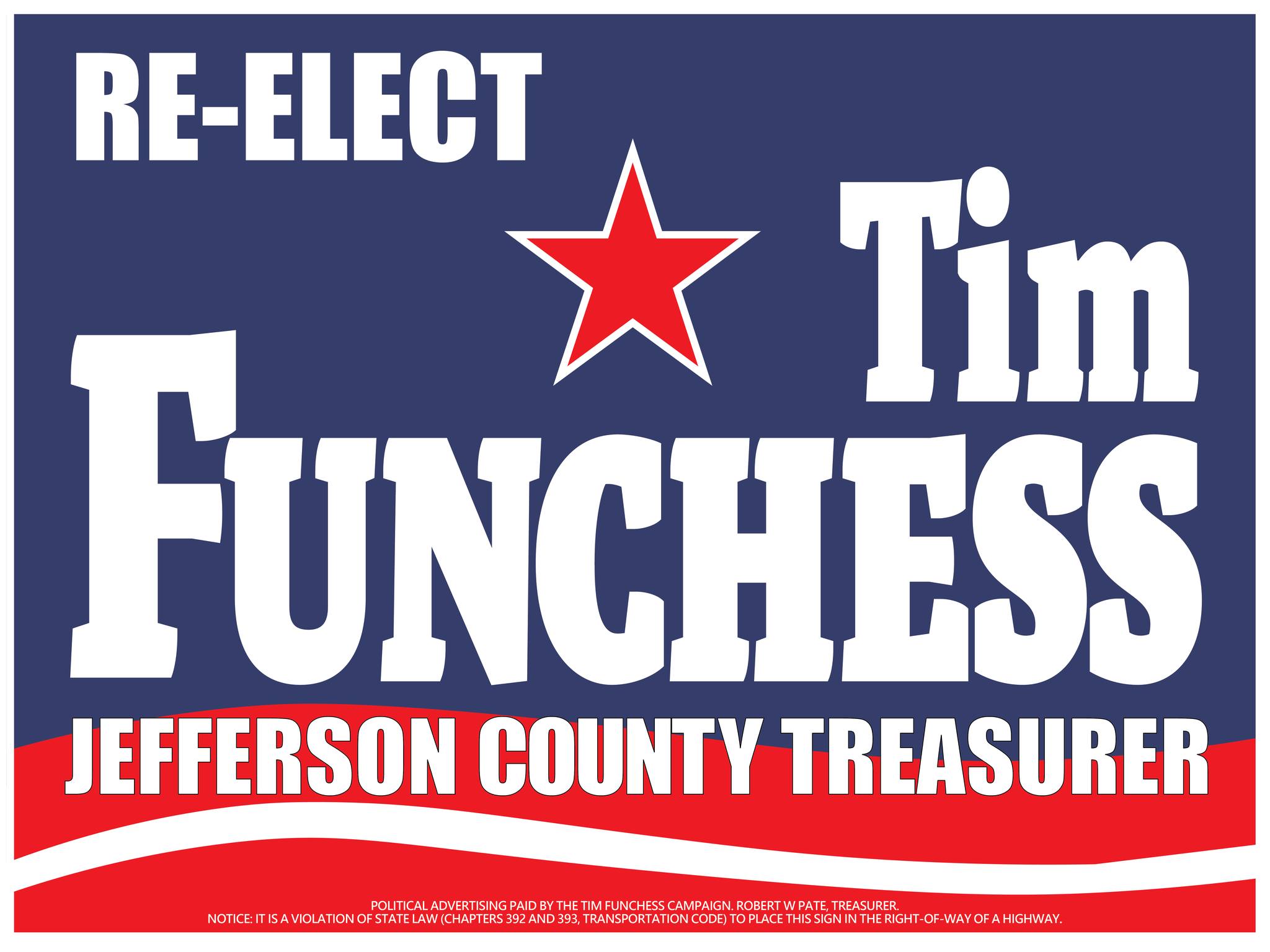 Tim Funchess for Jefferson County Treasurer