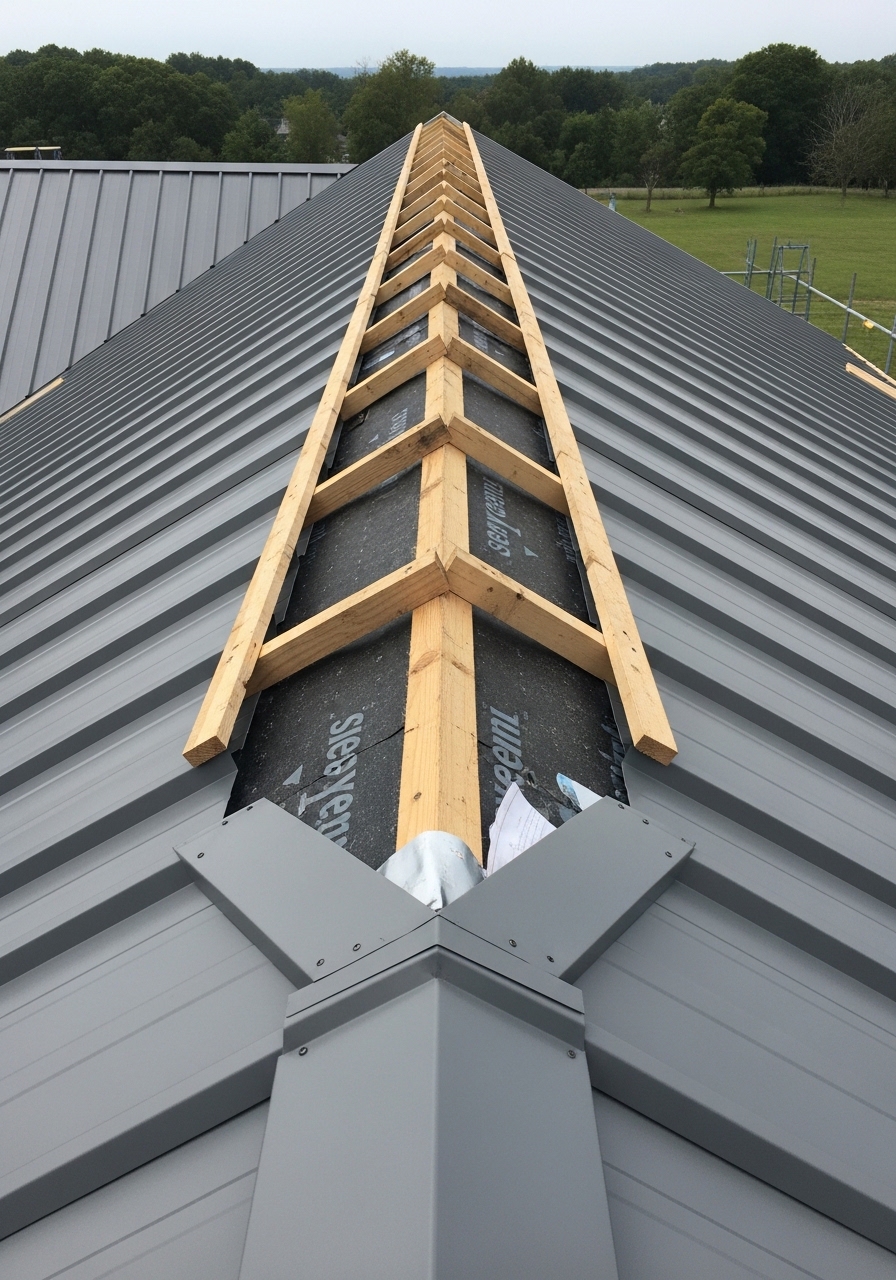 NIKAA - This image shows a symmetrical gable roof ridge... | Facebook