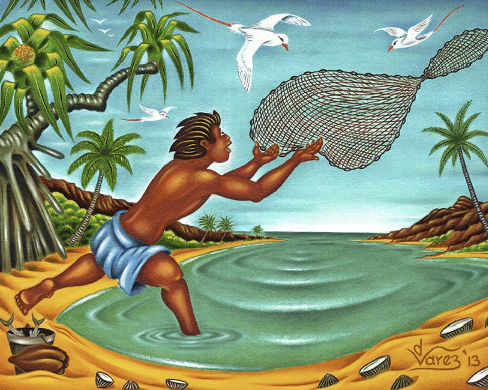 eastern woodland tribes fish net Fishpond Nomad Native - River Armor Cast Net Fishing - 64