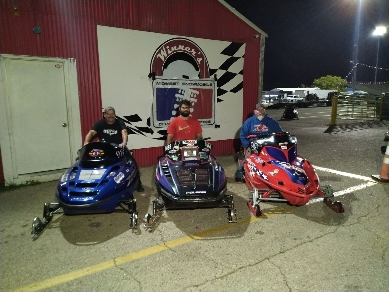 Last night, we held our final MSDRS Snowmobile race of the season