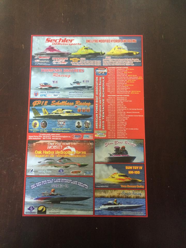 APBA Inboard Racing Posters are... - NorthwestHydroplanes.com