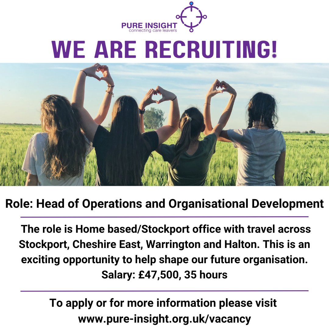PureInsight1628 - 🌱 We’re Hiring: Head of Operations &... | Facebook