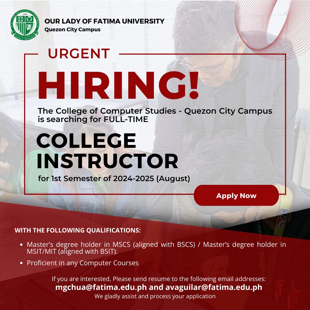 📣 ANNOUNCEMENT! 📣... - OLFU College of Computer Studies - QC | Facebook