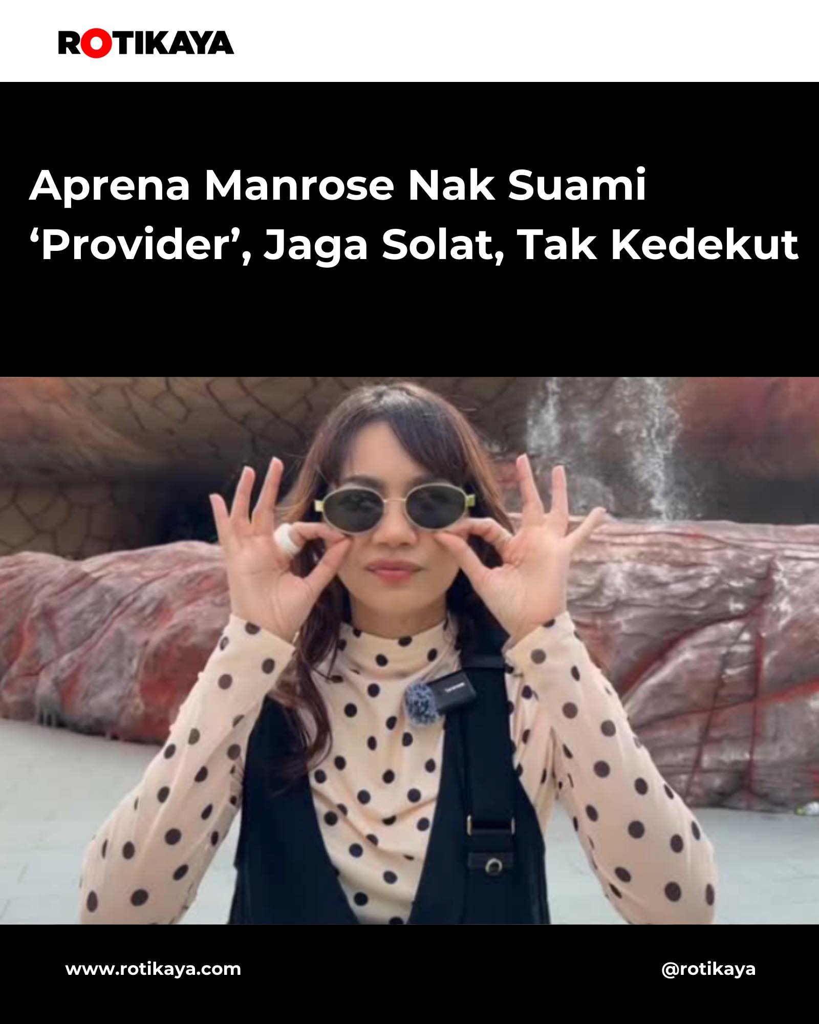 ROTIKAYA - “Bukan lelaki yang kaya sebab saya bukan materialistik” ☺️ ...