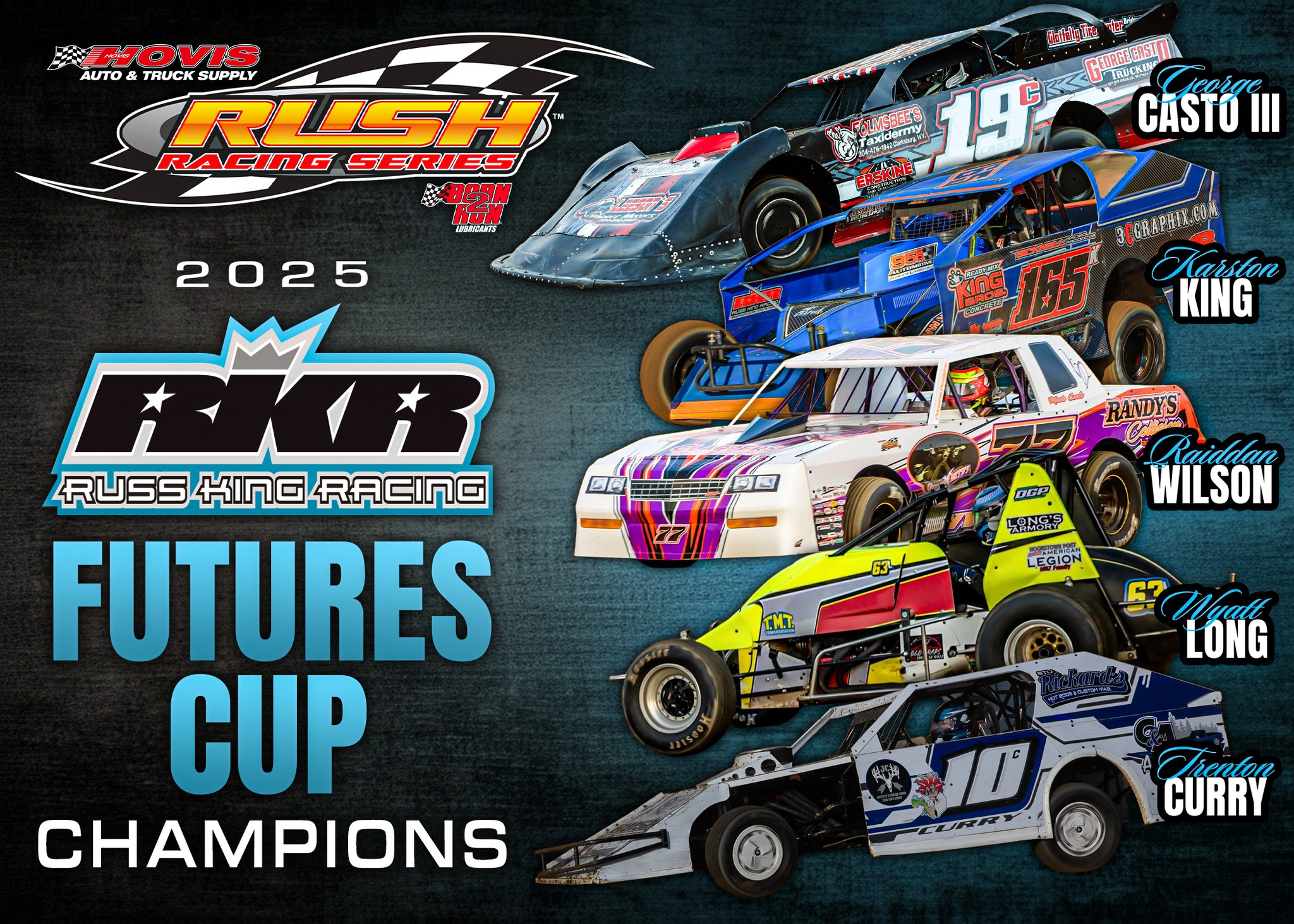 RUSH - Congrats to our 2025 Russ King Racing Futures Cup Champions ...