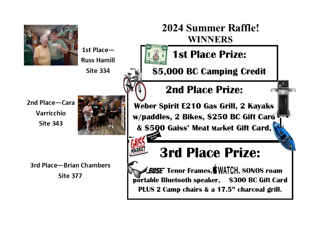 Congratulations to our 2024... - Beachcomber Camping Resort