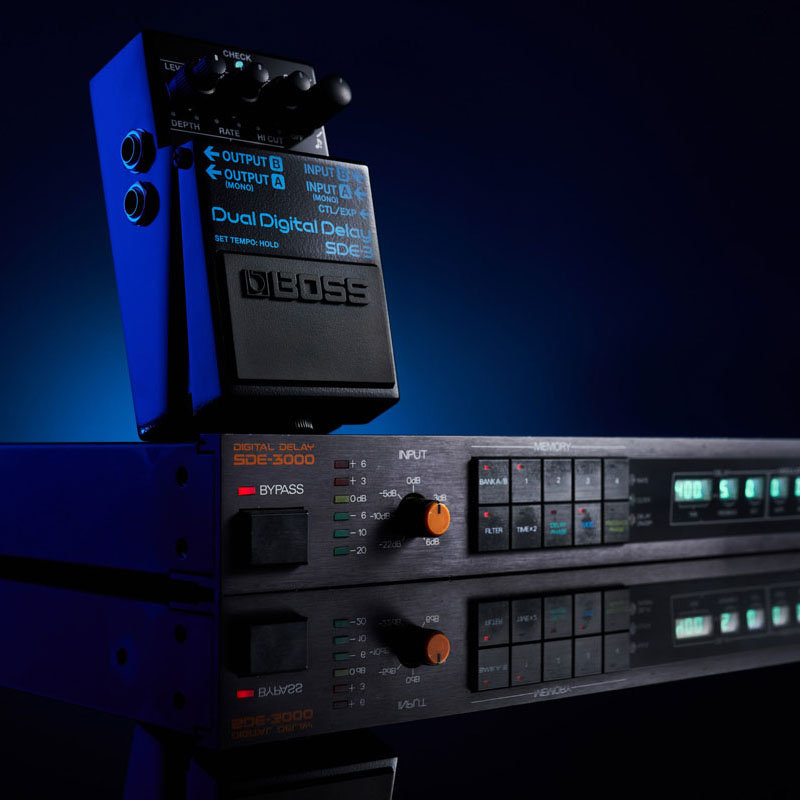 Ishibashi Music - BOSS コンパクト新製品 SDE-3 / 名機 Roland SDE 