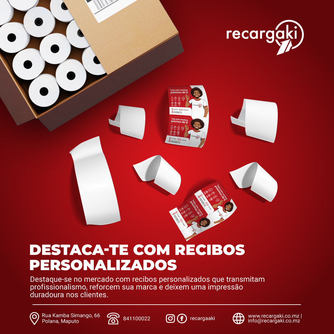 RecargaAki - Destaca-te com recibos personalizados.... | Facebook