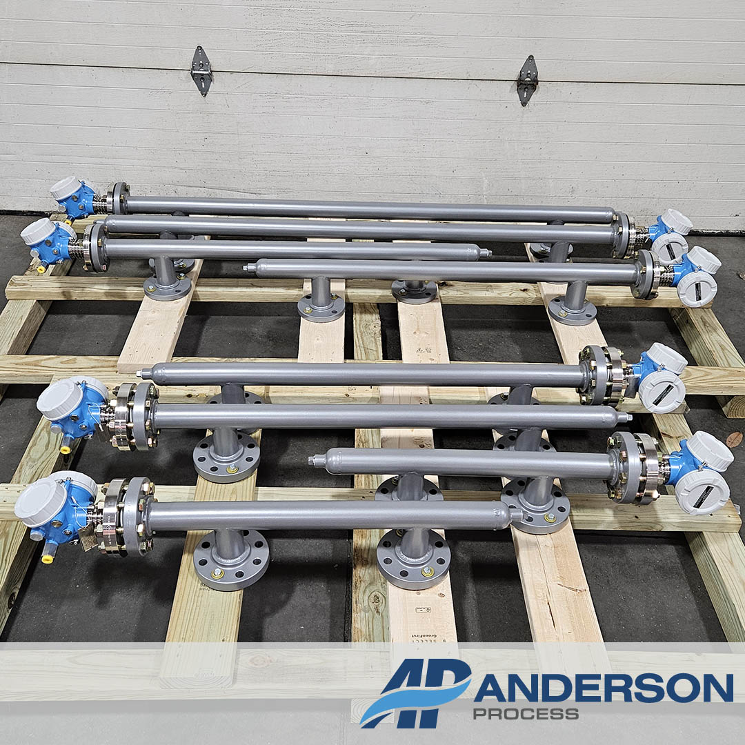 We fabricated eight tank-mounted level... - Anderson Process