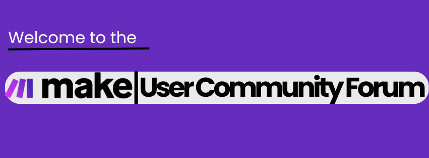 Make User Community Forum | Facebook