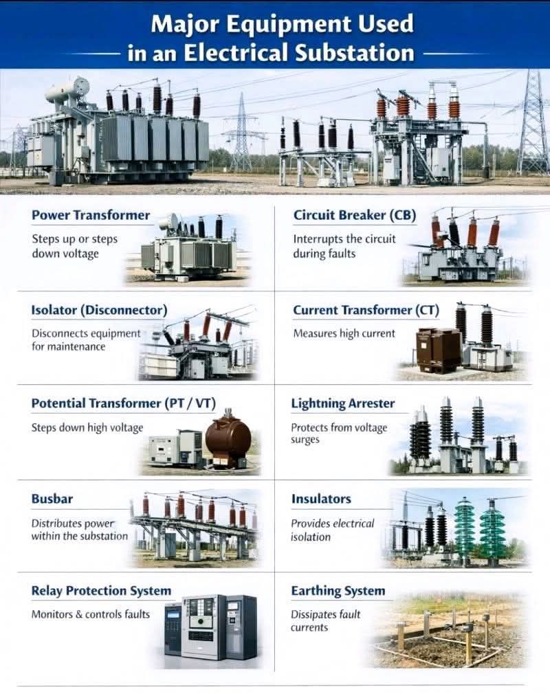ELECTRICIAN AND ELECTRICAL WORK | Major Equipment Used in an Electrical ...