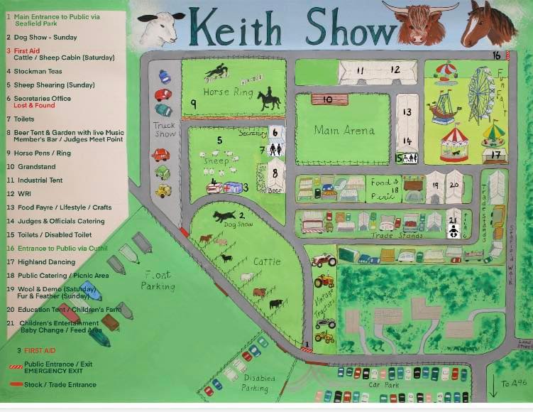 Keith - 🗺️ Keith Show 2024 Layout 🗺️ Saturday 10th & Sunday 11th August ...