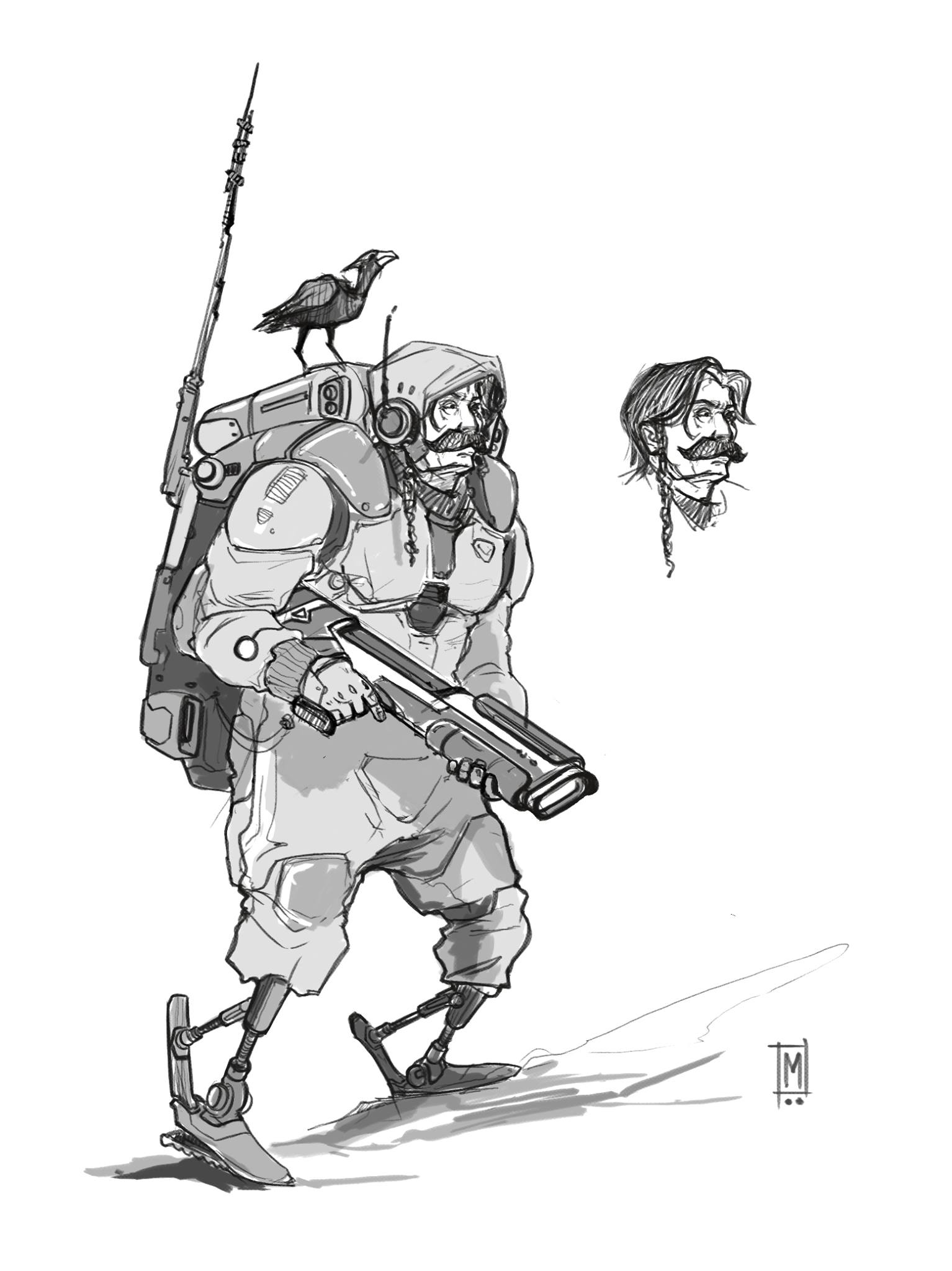 Howwl - Here is another one!#characterdesign #concept...