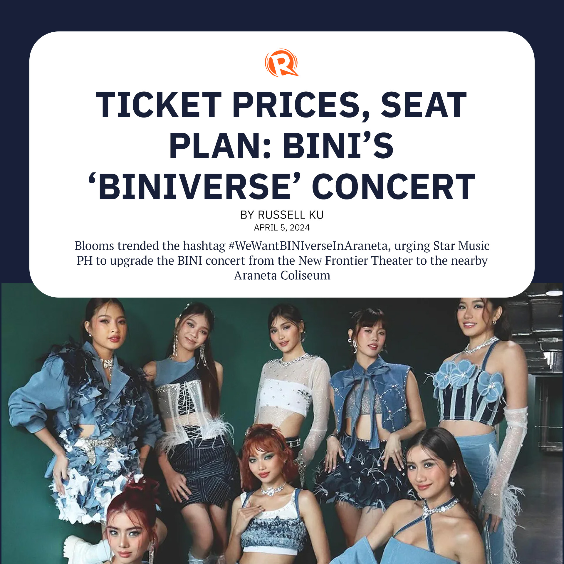 Rappler - Getting a ticket to P-pop girl group BINI’s...