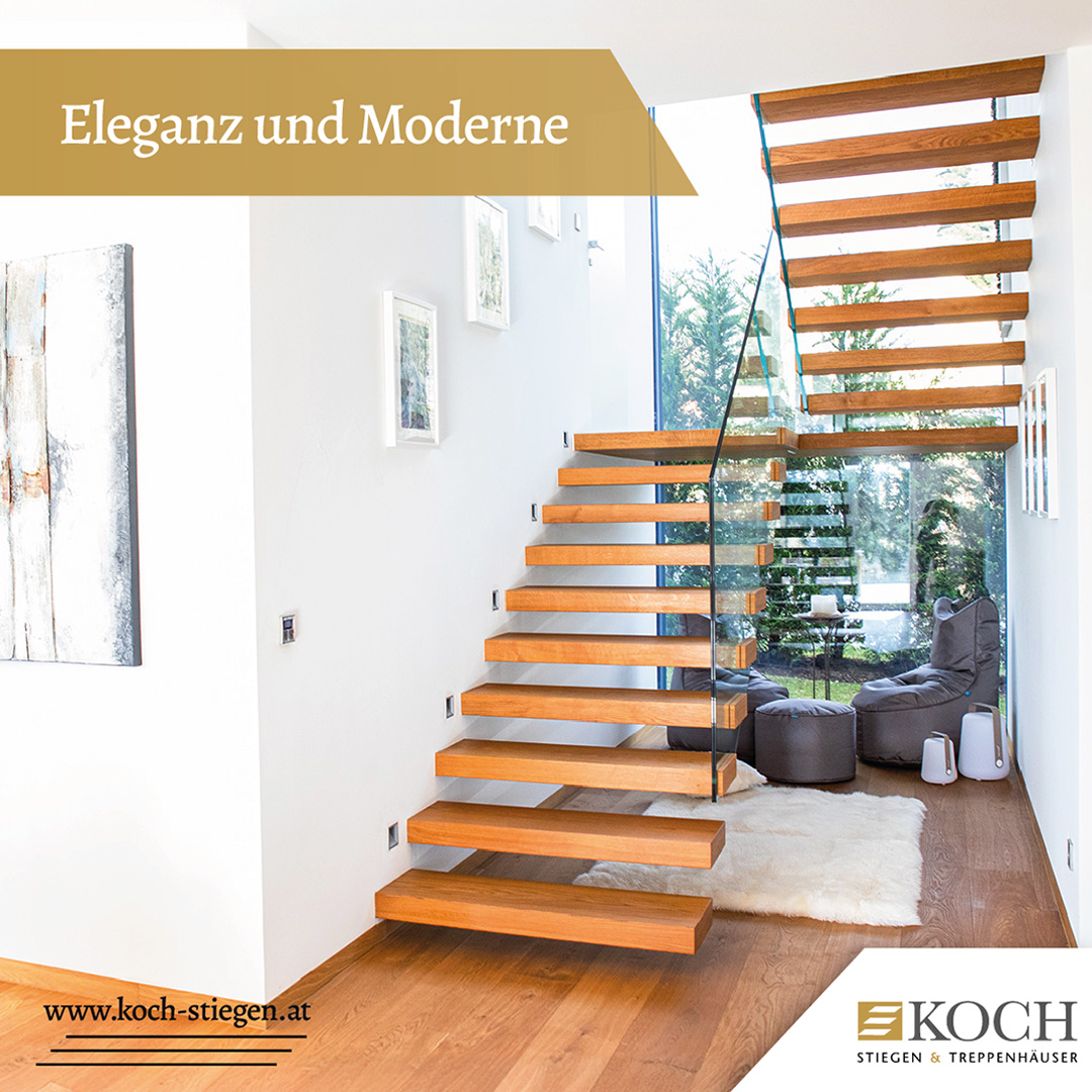 Kragarmtreppen - Eleganz und Moderne... - Koch Stiegen GmbH | Facebook