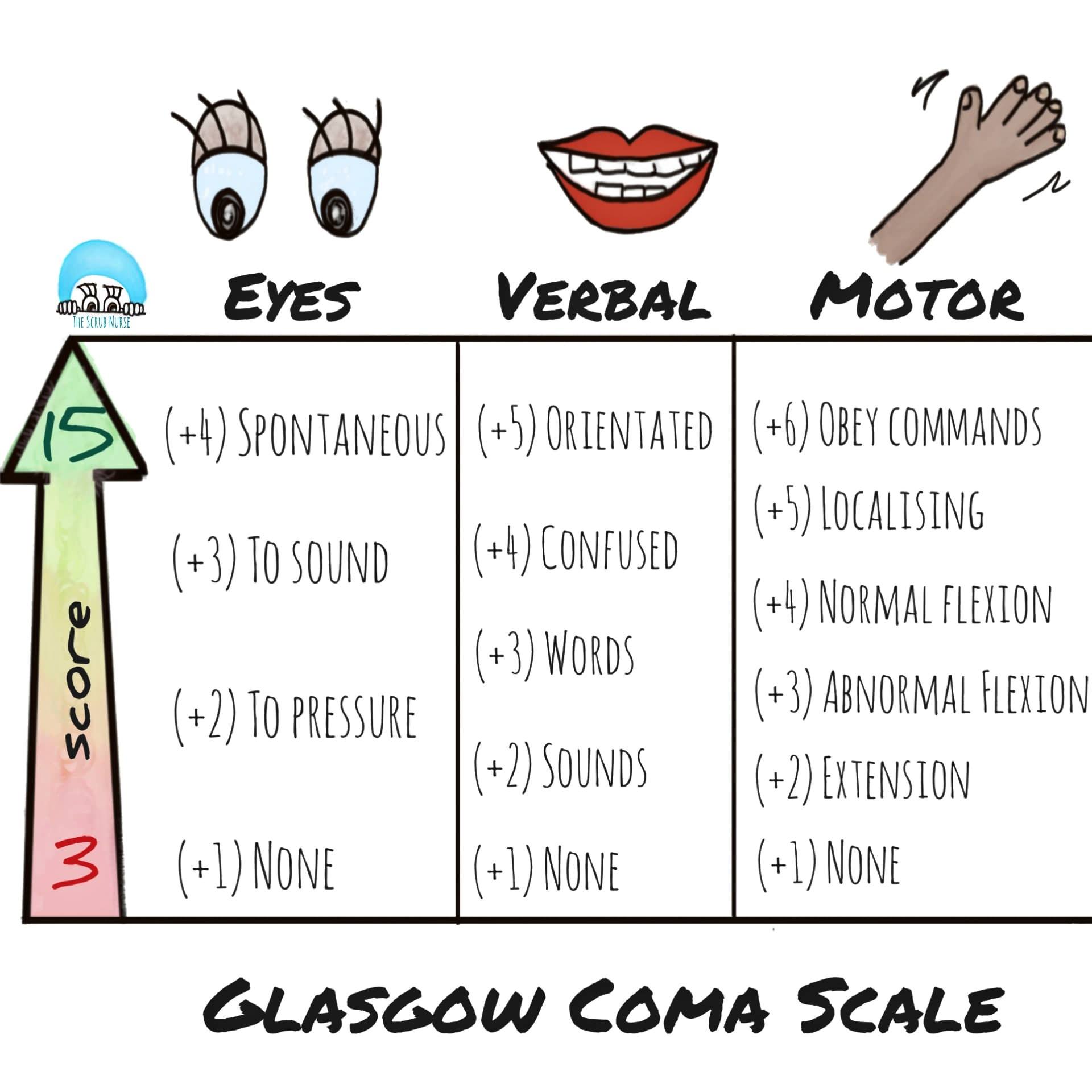 Ghana - ---THE GLASGOW COMA SCALE--- The Glasgow coma scale is ...