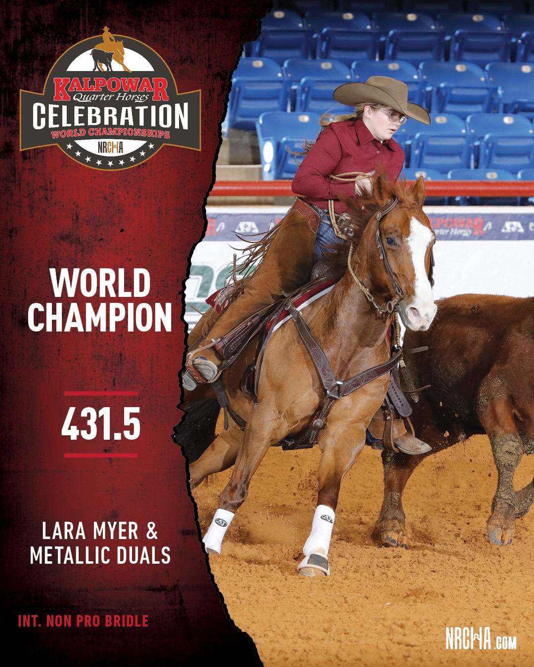 Another World Champion!🏆 Congratulations to Lara Myer and