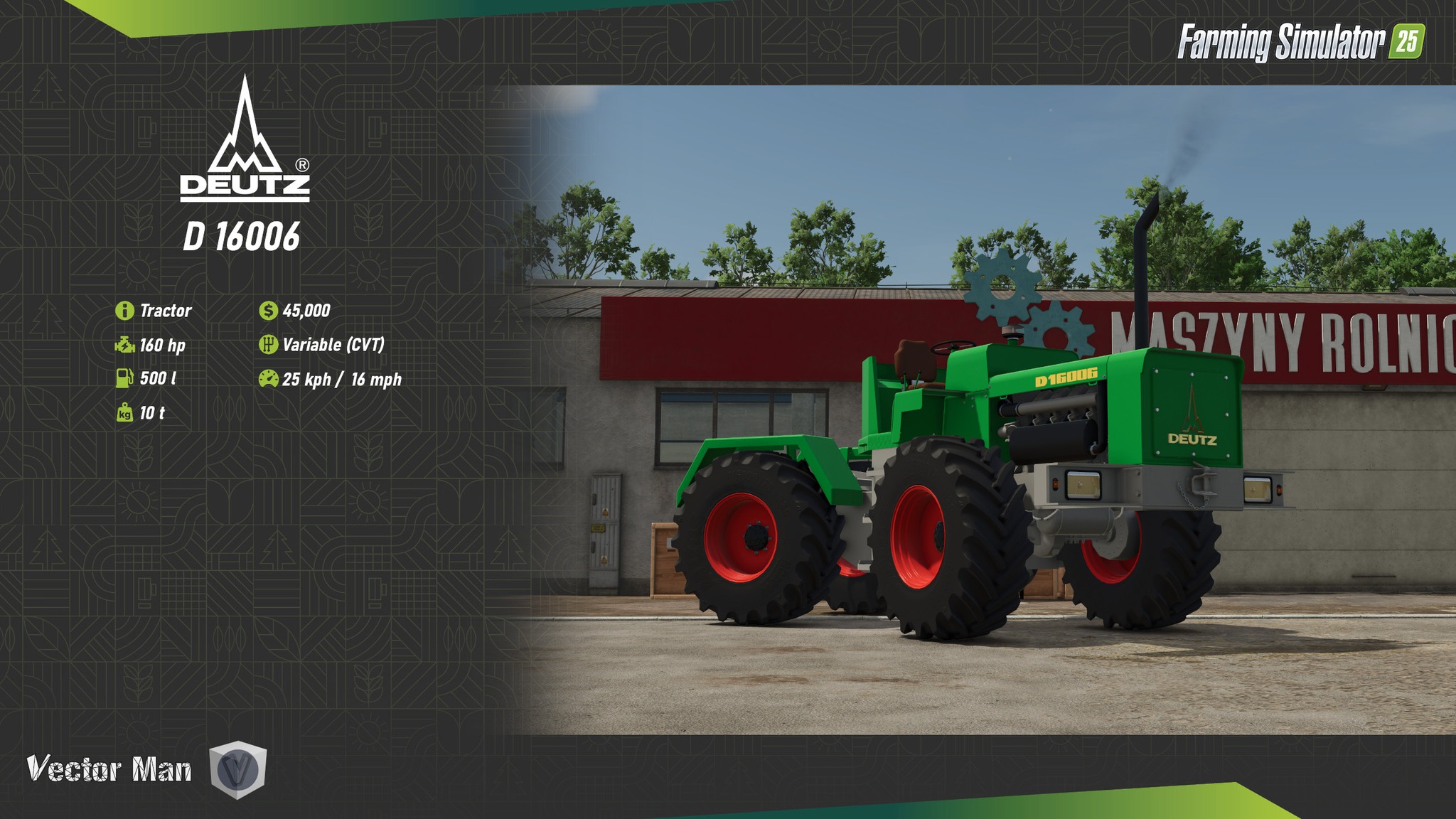 🇺🇸 The DEUTZ D16006 is now available for Farming Simulator 25 on