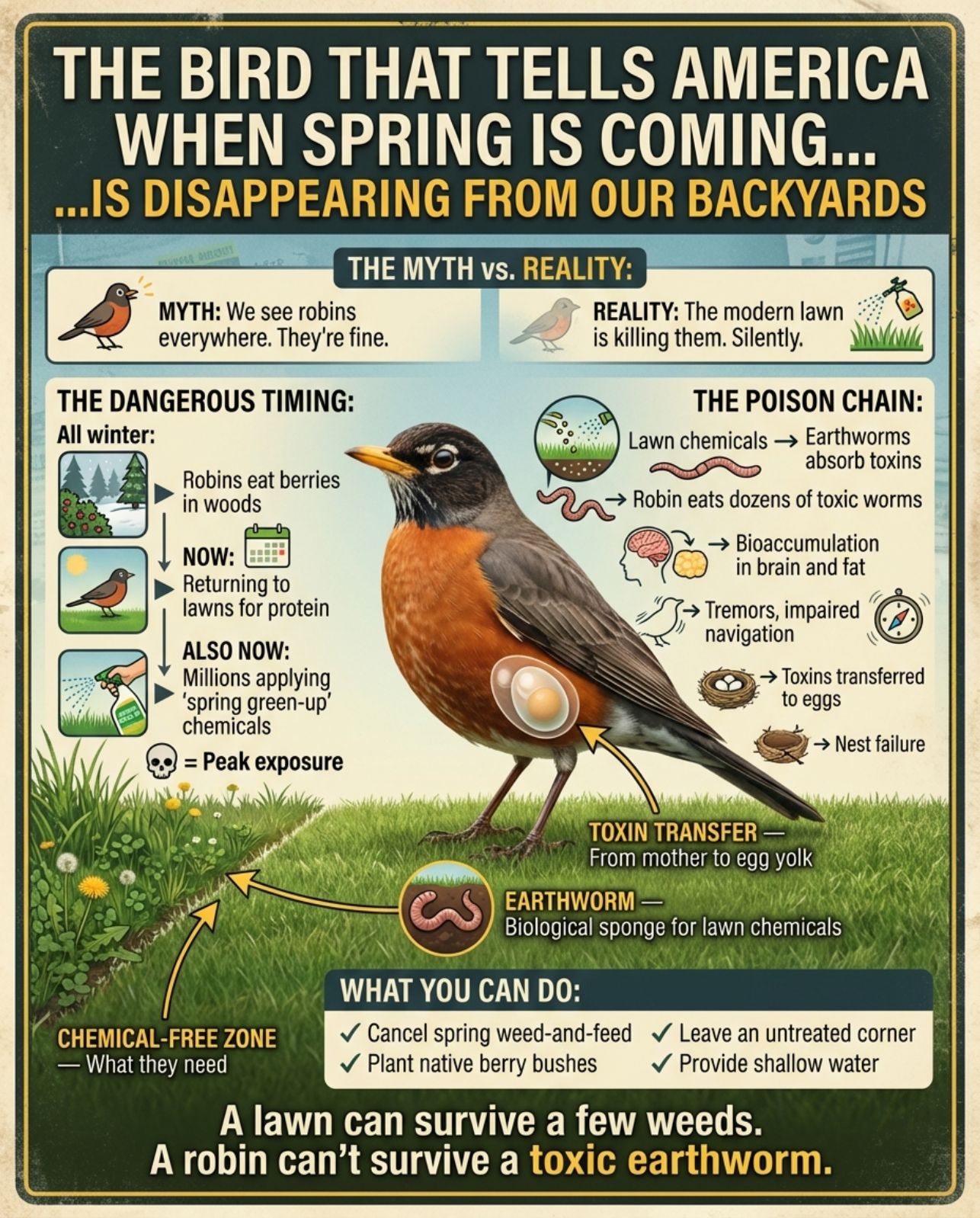 Kindness - Every spring, millions of Americans look for the same sign ...