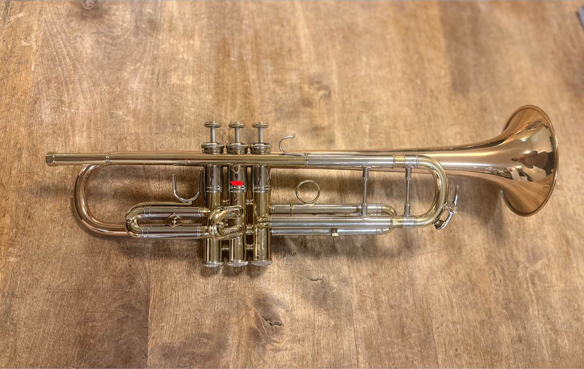 My trusty Vincent Bach 42/G Stradivarius for sale. The bell is