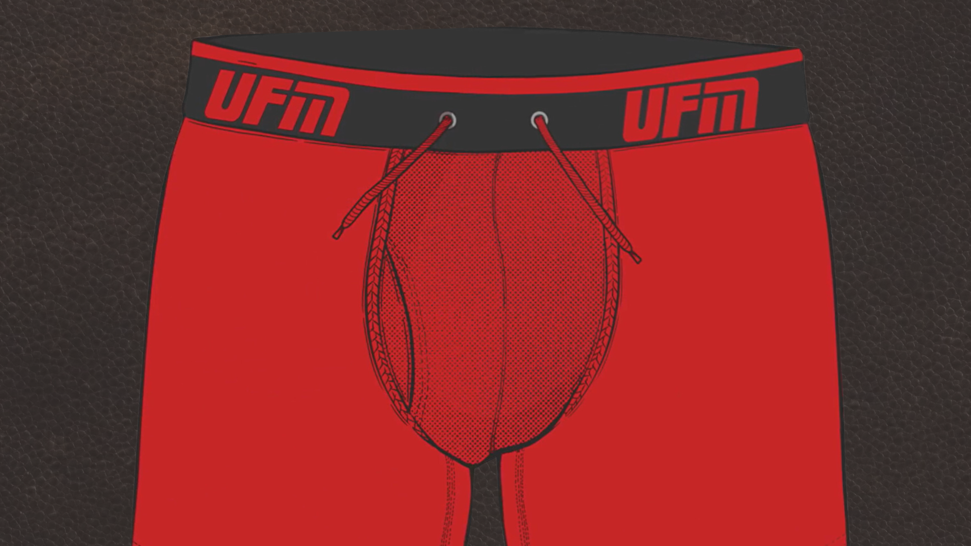 UFM 9-Inch Boxer Briefs With Support Pouch - Men's Athletic Underwear, Moisture Wicking