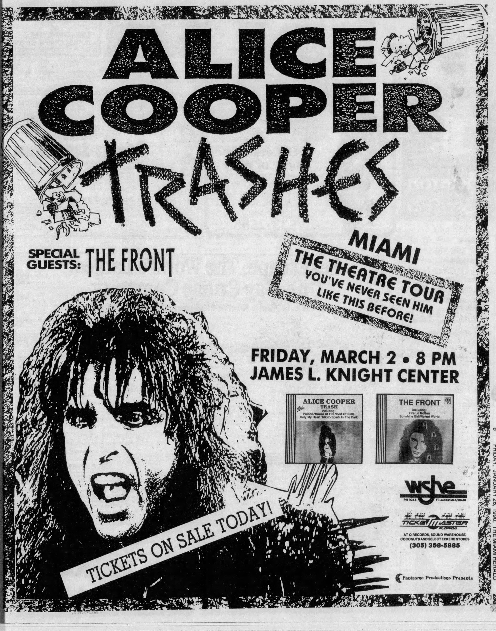 Alice Cooper's Trashes the World tour in Sault Ste. Marie