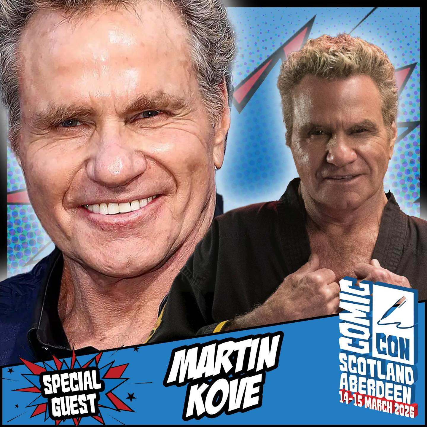 Comic - COMIC CON SCOTLAND (ABERDEEN) GUEST ANNOUNCEMENT - MARTIN KOVE ...