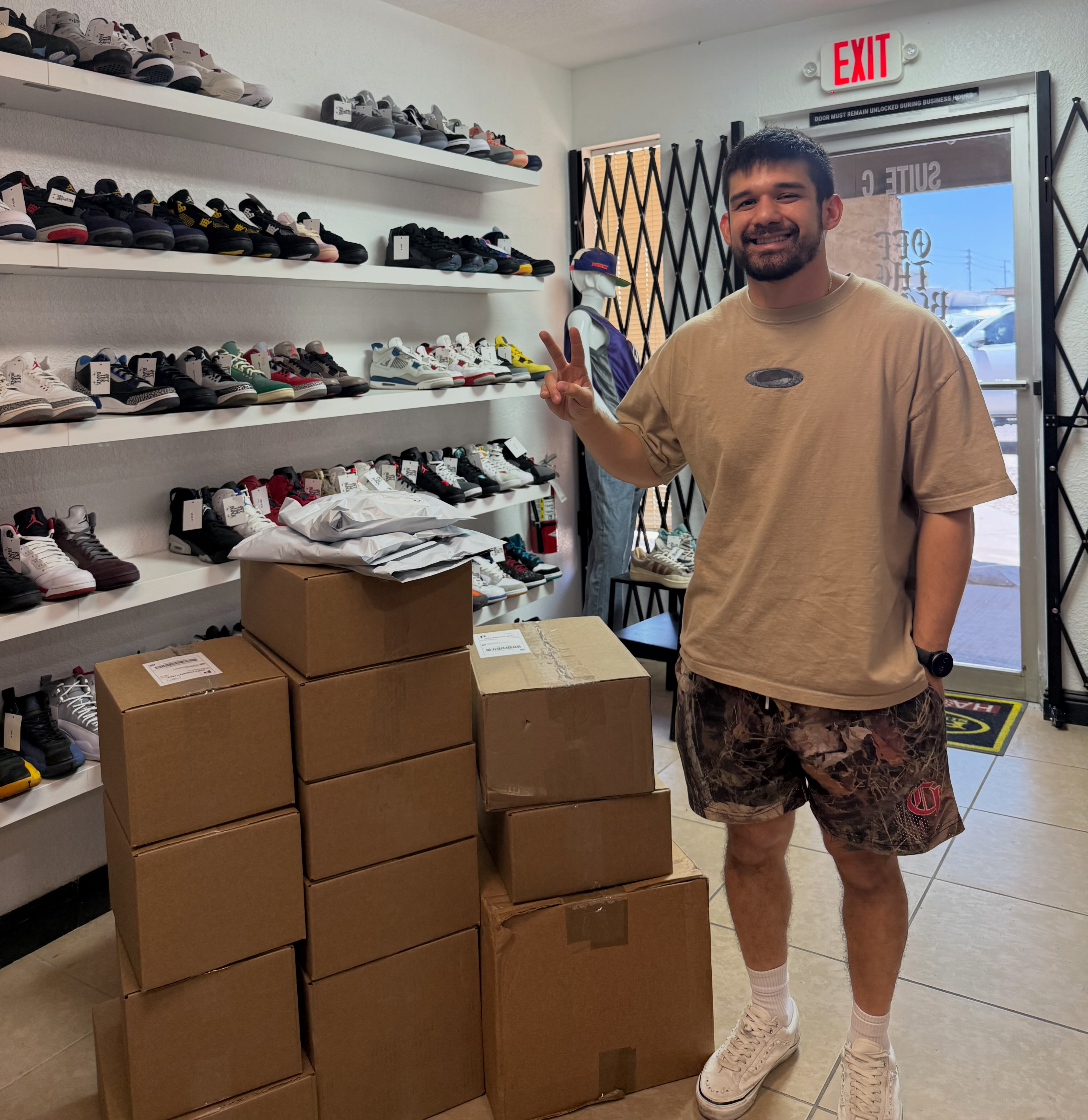 Off the Block sneaker store in Casa Grande, Arizona